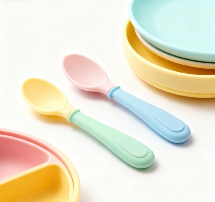 婴儿餐具选TPE包胶?容易掉粉吗?